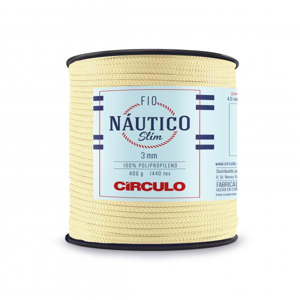FIO NAUTICO SLIM 3MM - COR 7684 PORCELANA